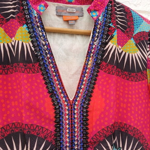 Bhanuni By Jyoti Multicolor Maxi Dress 4P - Picture 8 of 14